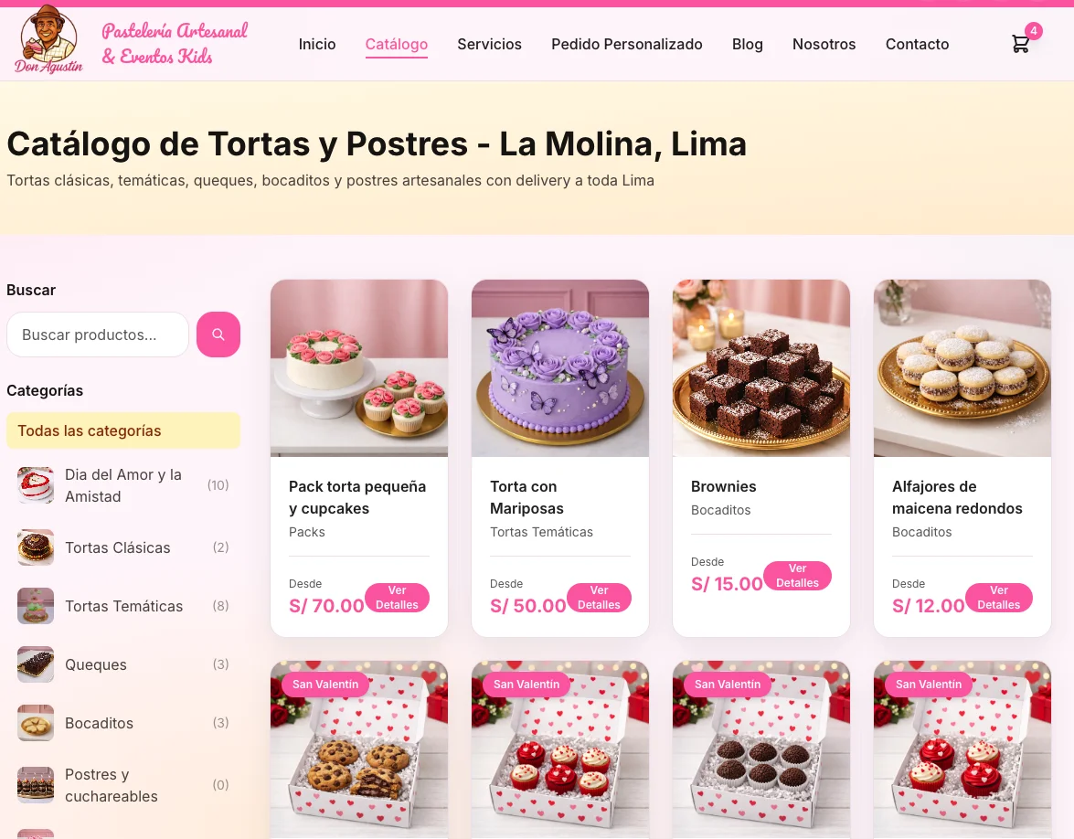 Marketplace Pastelería